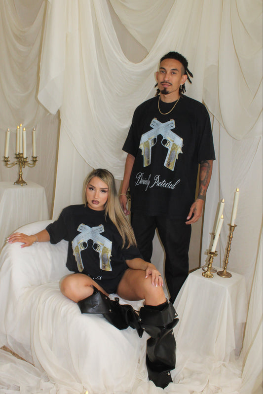 Divinely Protected Tshirt Black